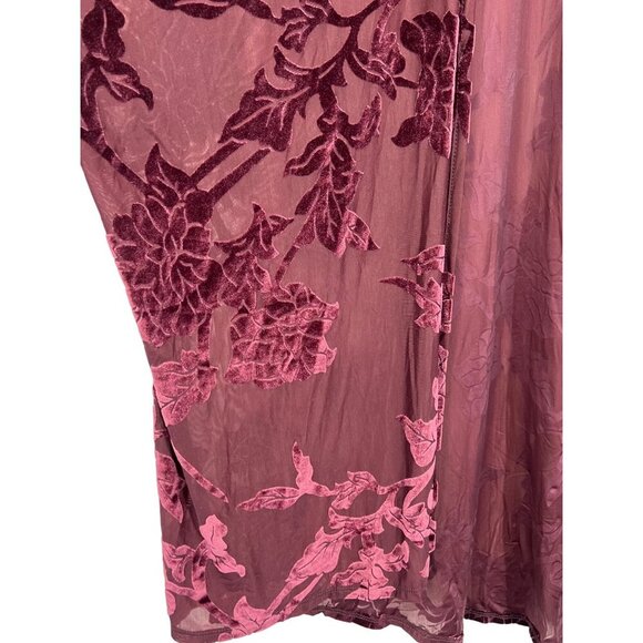 Torrid Women Velvet Kimono Cardigan Jacket Plus 4 4X Burnout Short Sleeve New - Picture 4 of 8